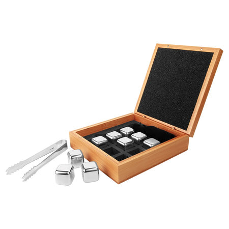 Stainless Steel Whiskey Stone Set