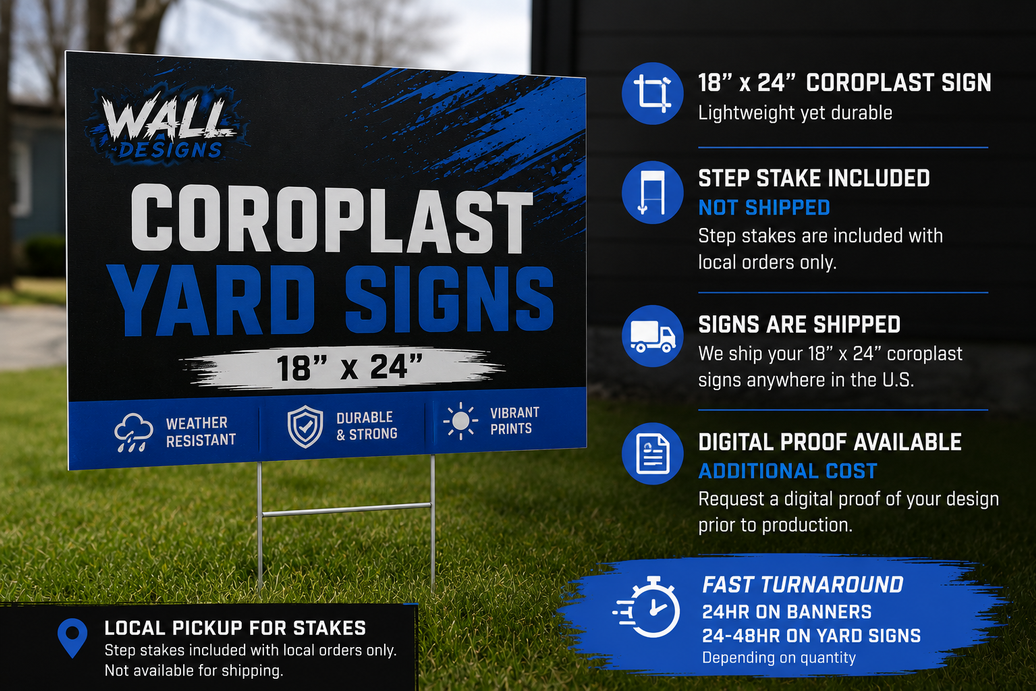 Coroplast Yard Signs