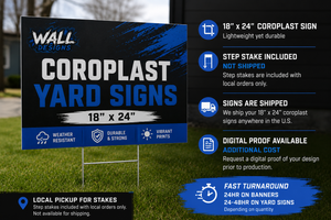 Coroplast Yard Signs