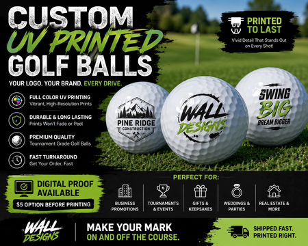 UV Printed Golf Balls