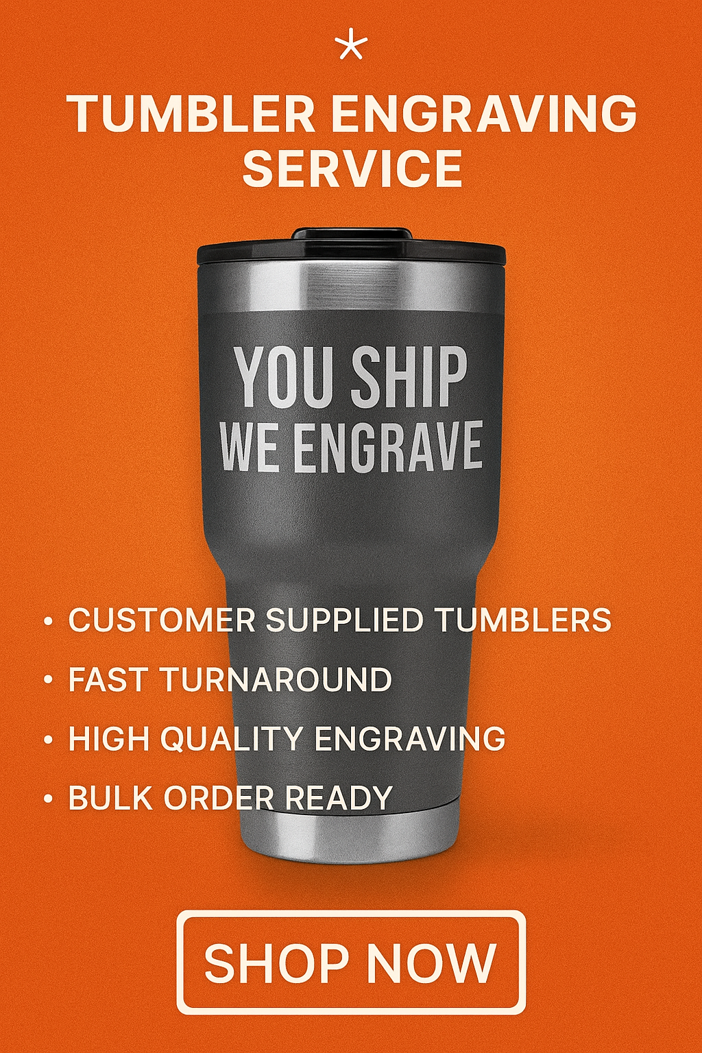 Tumbler Engraving