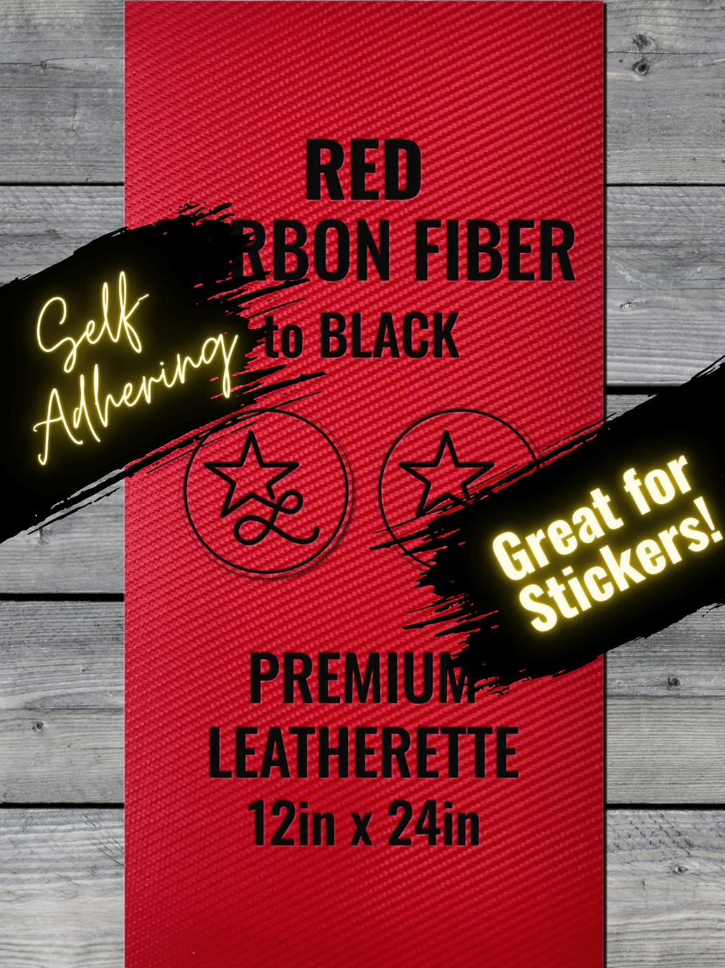 Self Adhesive Leatherette Stickers