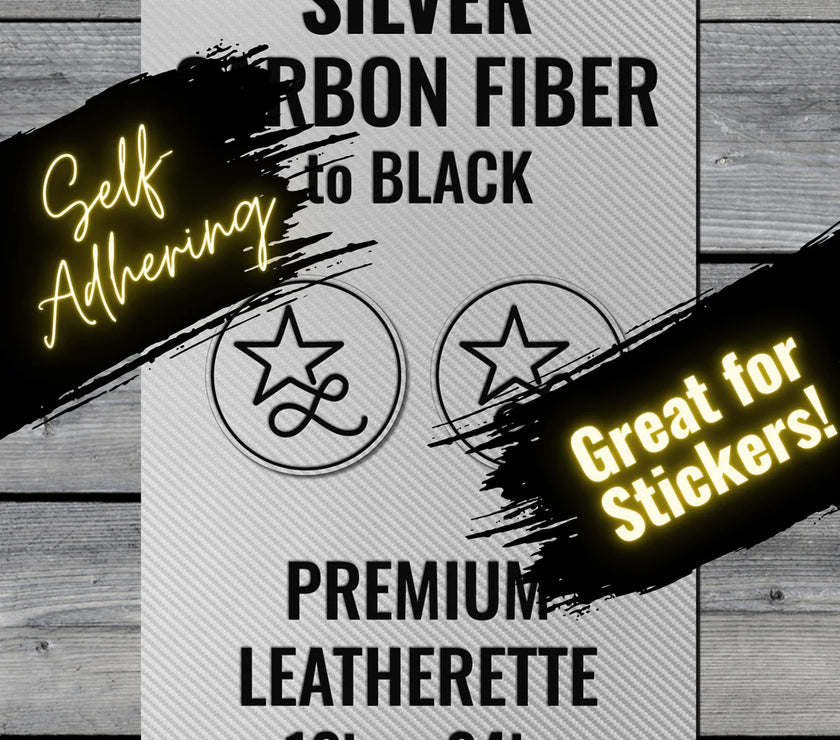 Self Adhesive Leatherette Stickers