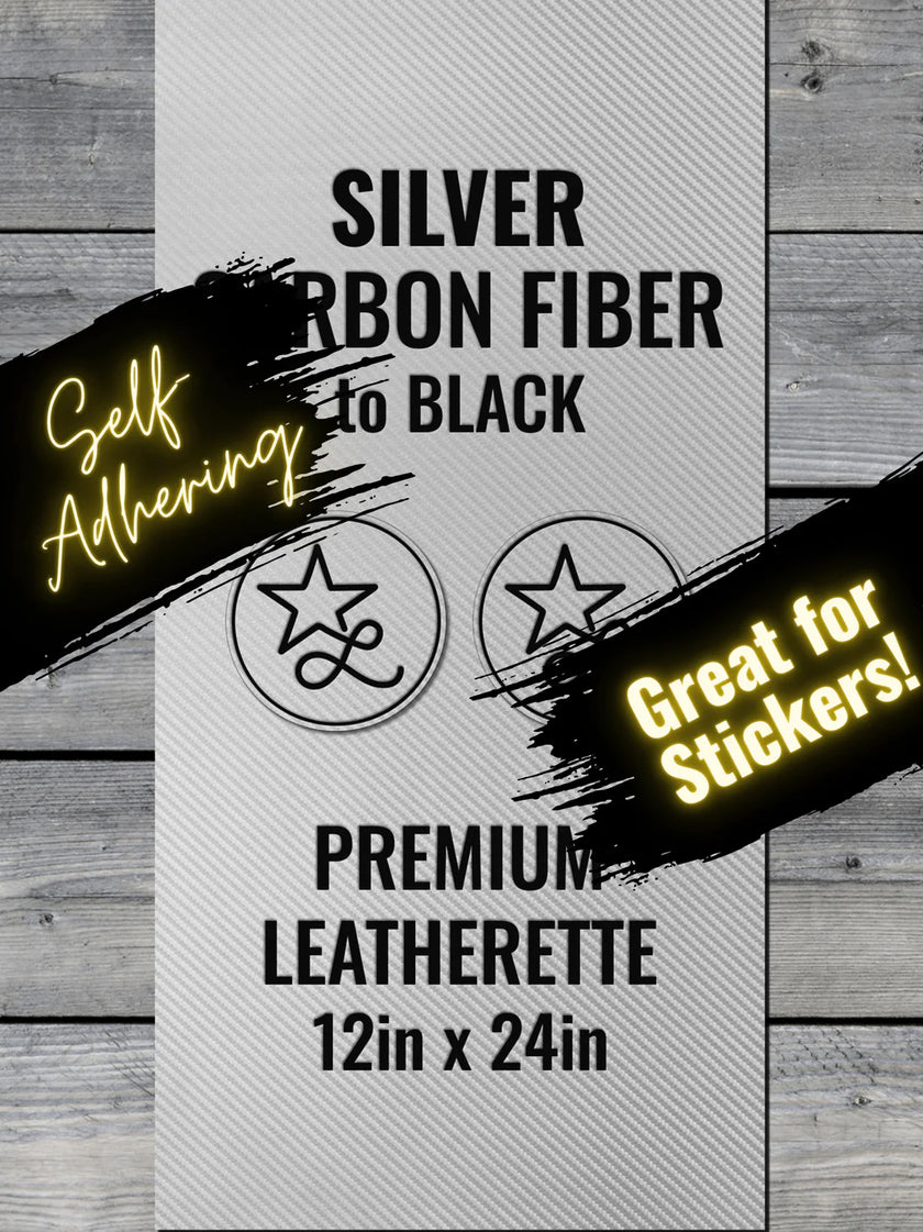 Self Adhesive Leatherette Stickers