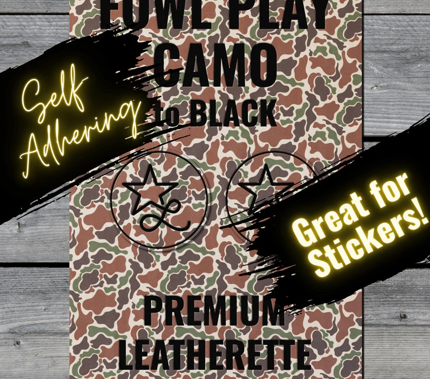 Self Adhesive Leatherette Stickers
