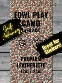 Self Adhesive Leatherette Stickers