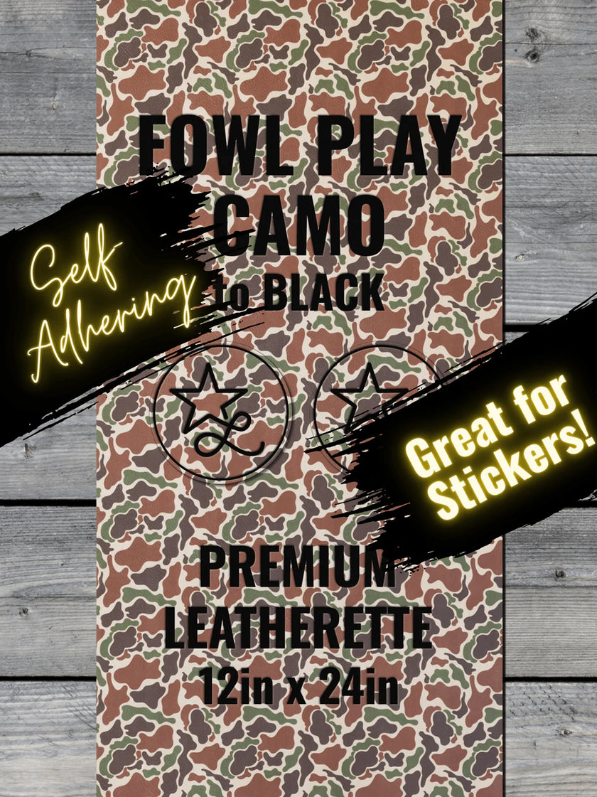Self Adhesive Leatherette Stickers