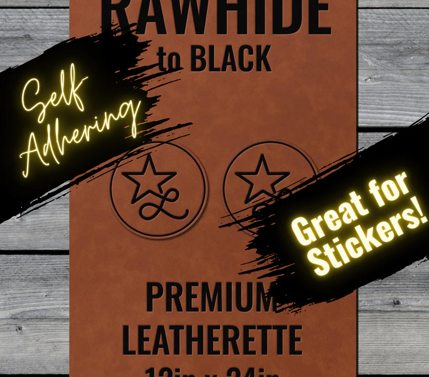 Self Adhesive Leatherette Stickers