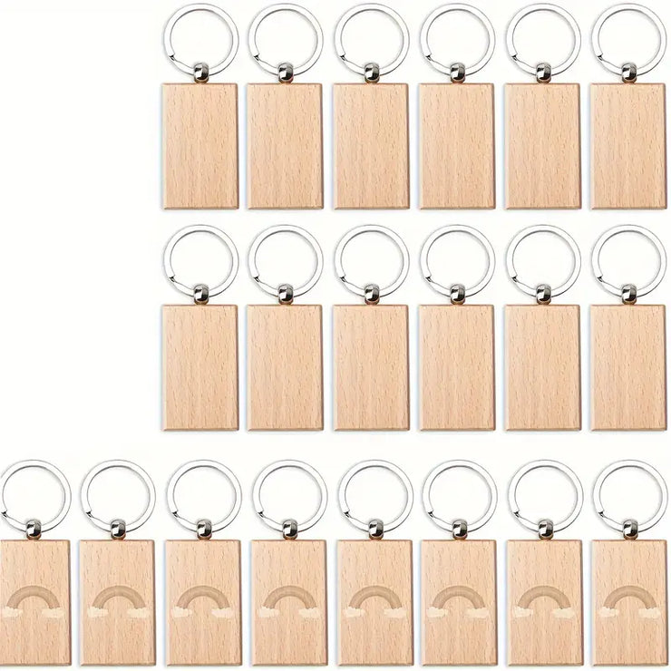 Wooden Keychains
