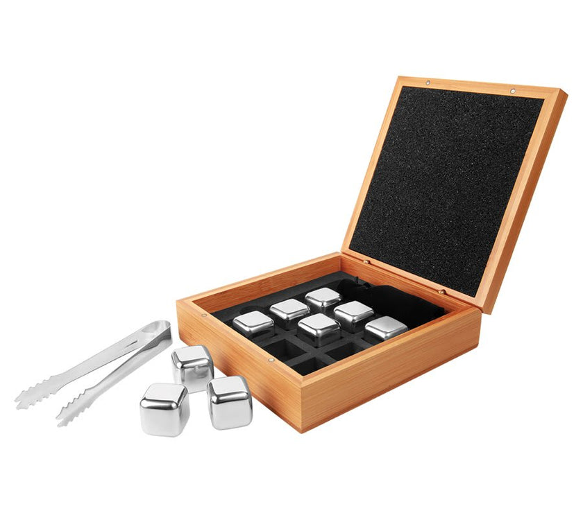 Stainless Steel Whiskey Stone Set