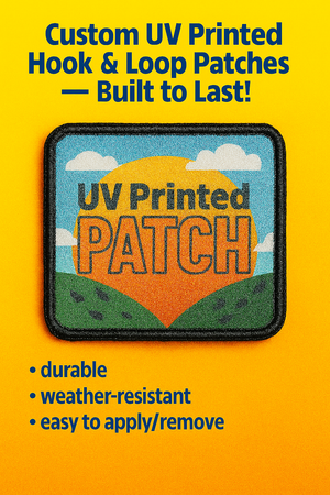Uv Printed Hook & Loop Patches