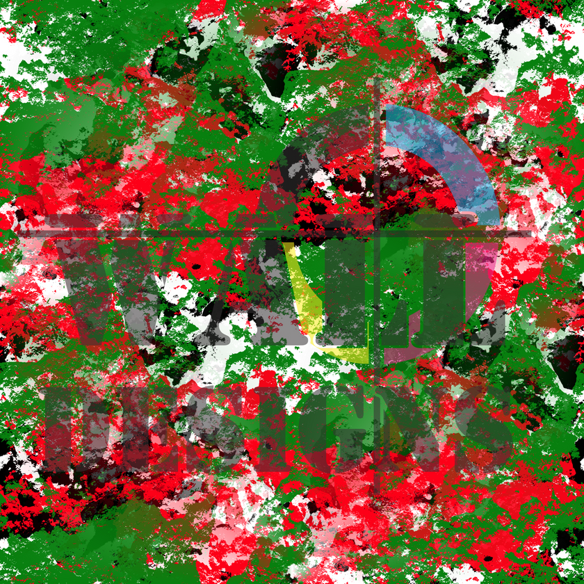 Substrate Camo Scrum Series UV Printed Leatherette Sheets