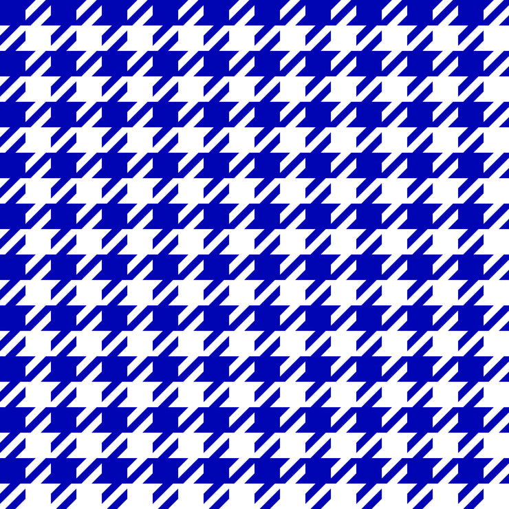 Hounds Tooth Printed Leatherette Sheet