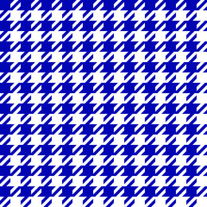 Hounds Tooth Printed Leatherette Sheet