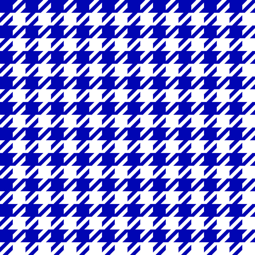 Hounds Tooth Printed Leatherette Sheet