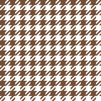 Hounds Tooth Printed Leatherette Sheet