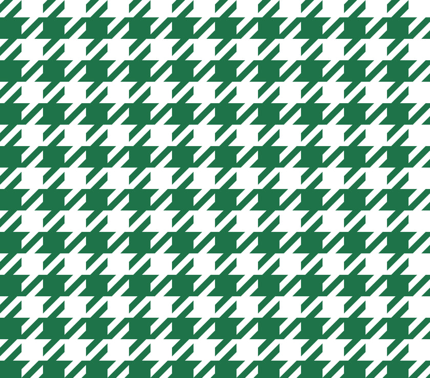 Hounds Tooth Printed Leatherette Sheet