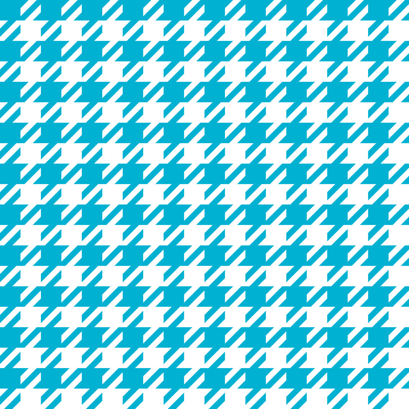 Hounds Tooth Printed Leatherette Sheet