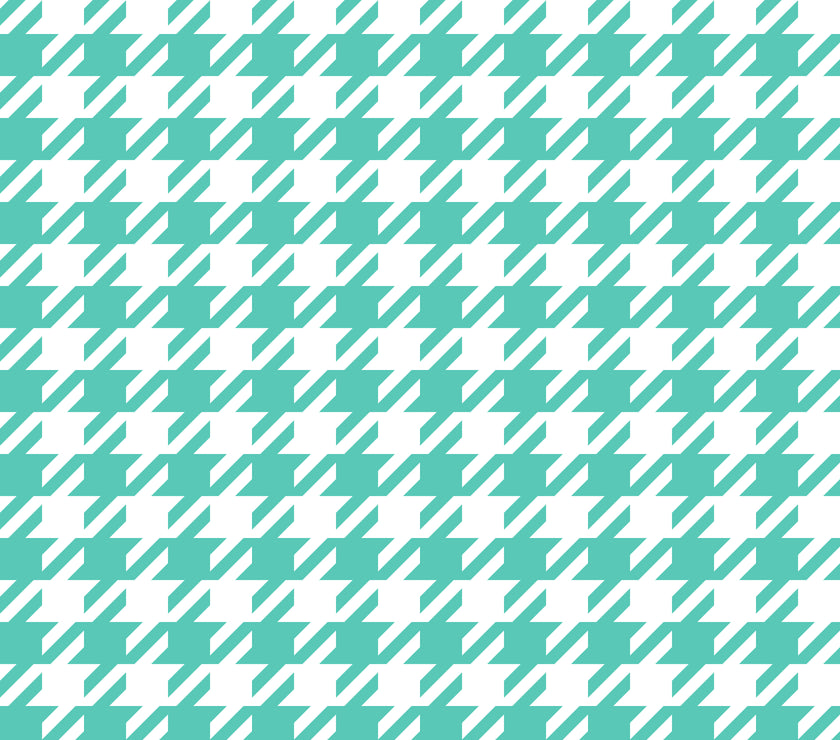 Hounds Tooth Printed Leatherette Sheet