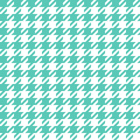 Hounds Tooth Printed Leatherette Sheet