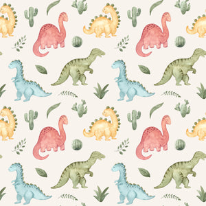 Dinosaur Printed Leatherette Sheets