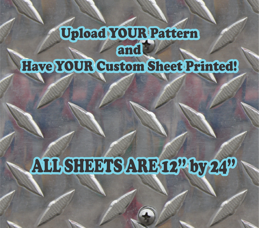 Custom Printed Leatherette Sheets