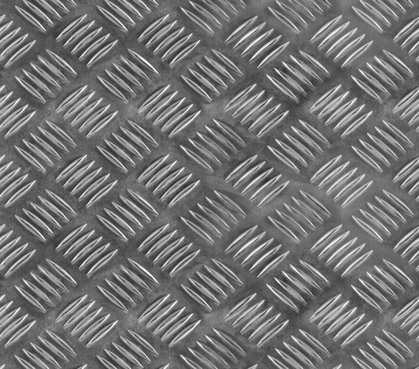 Diamond Plate Printed Leatherette Sheets