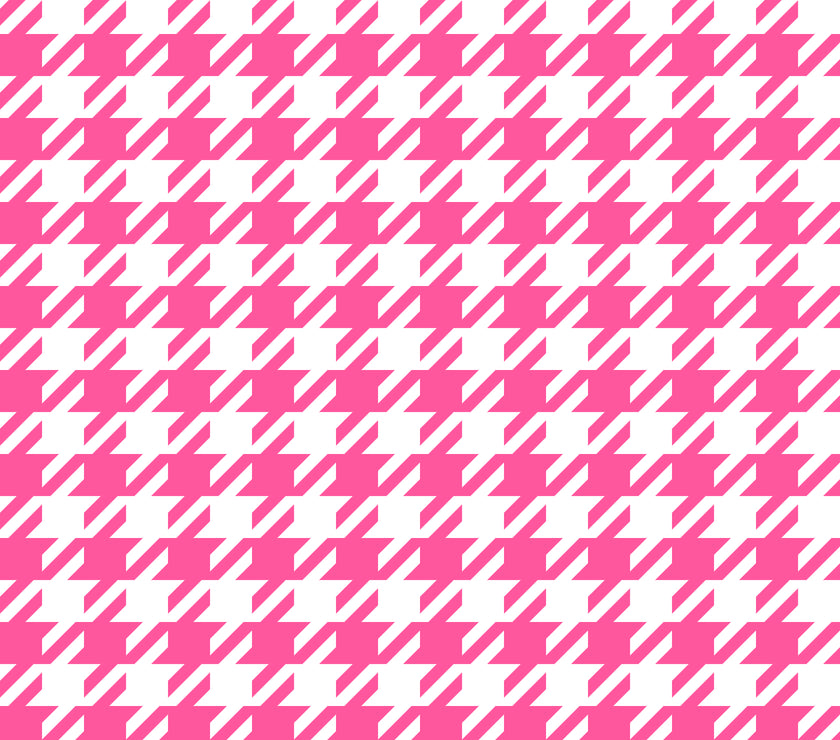Hounds Tooth Printed Leatherette Sheet