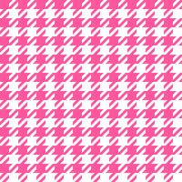 Hounds Tooth Printed Leatherette Sheet