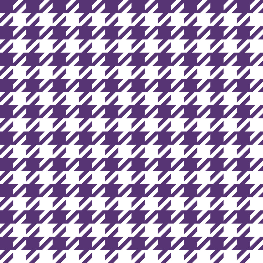 Hounds Tooth Printed Leatherette Sheet