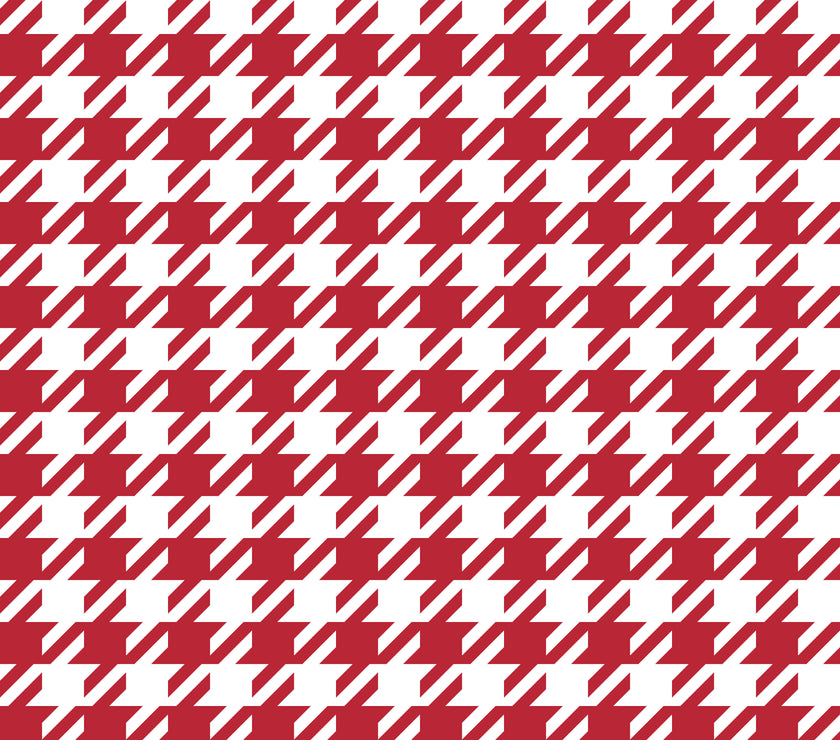 Hounds Tooth Printed Leatherette Sheet