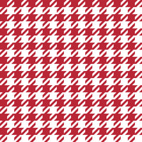 Hounds Tooth Printed Leatherette Sheet