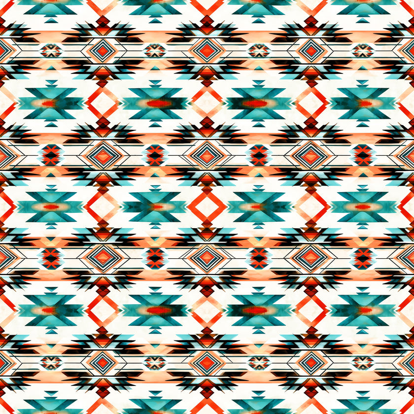 Aztec Western UV Printed Leatherette Sheets