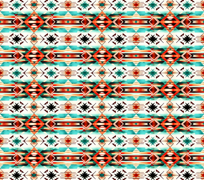 Aztec Western UV Printed Leatherette Sheets