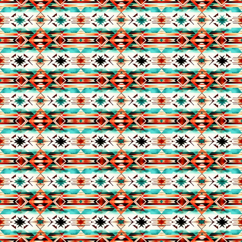 Aztec Western UV Printed Leatherette Sheets